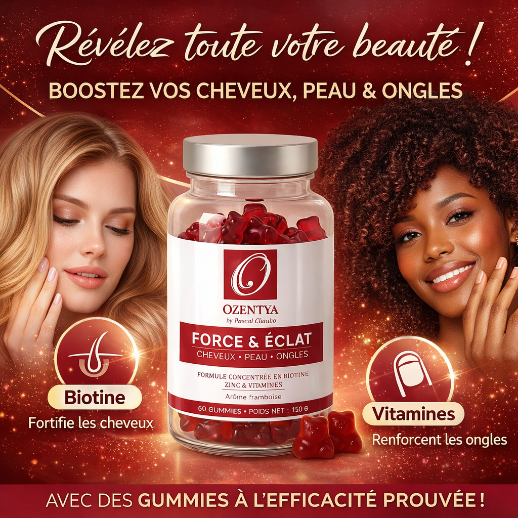 Gummies ozentya 16 pot de 60 gummies 