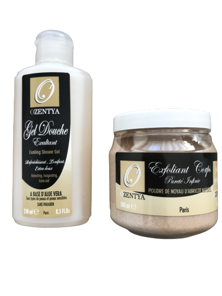PACK CORPS (exfoliant corps, gel douche )