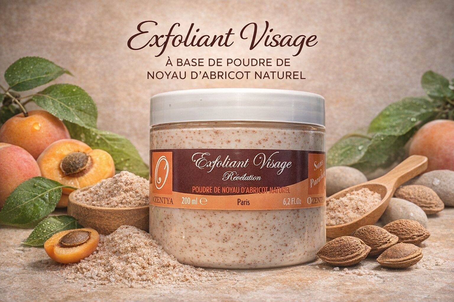 Exfoliant visage OZENTYA 200 ml