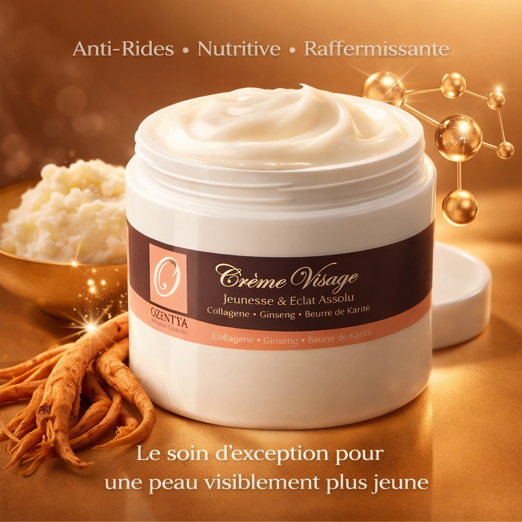 Crème Visage Sublime Éclat – Jeunesse & Fermeté Absolues 200 ml