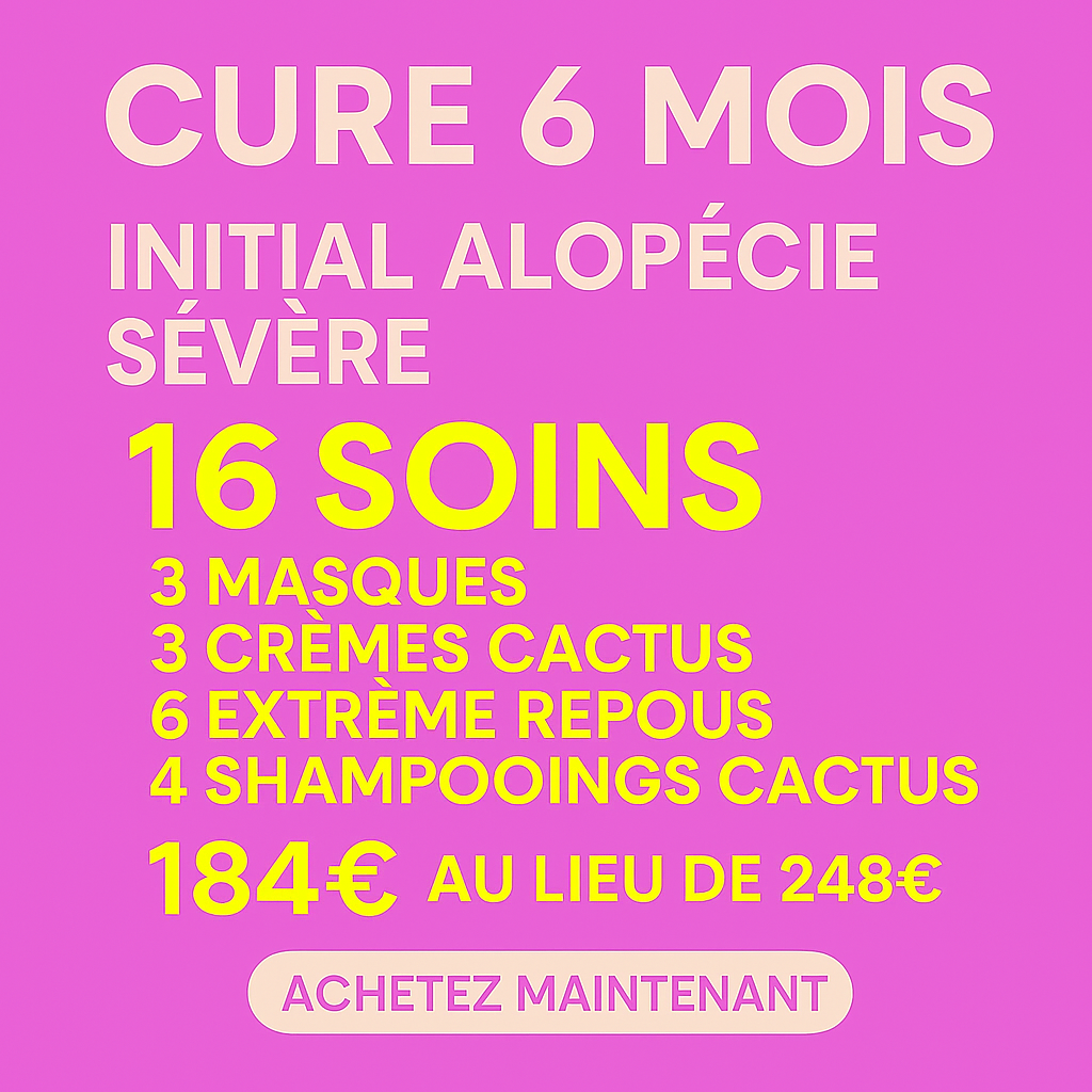 Cure 6 mois initial, 16 soins alopécie sévère