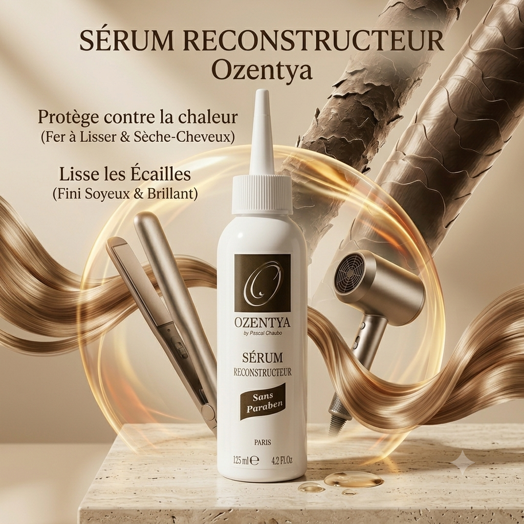 Sérum Reconstructeur Ozentya – Lisse, Protège & Répare les Cheveux
