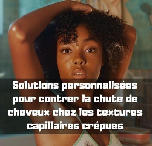 Solutions personnalises pour contrer la chute de cheveux chez les textures capillaires crpues