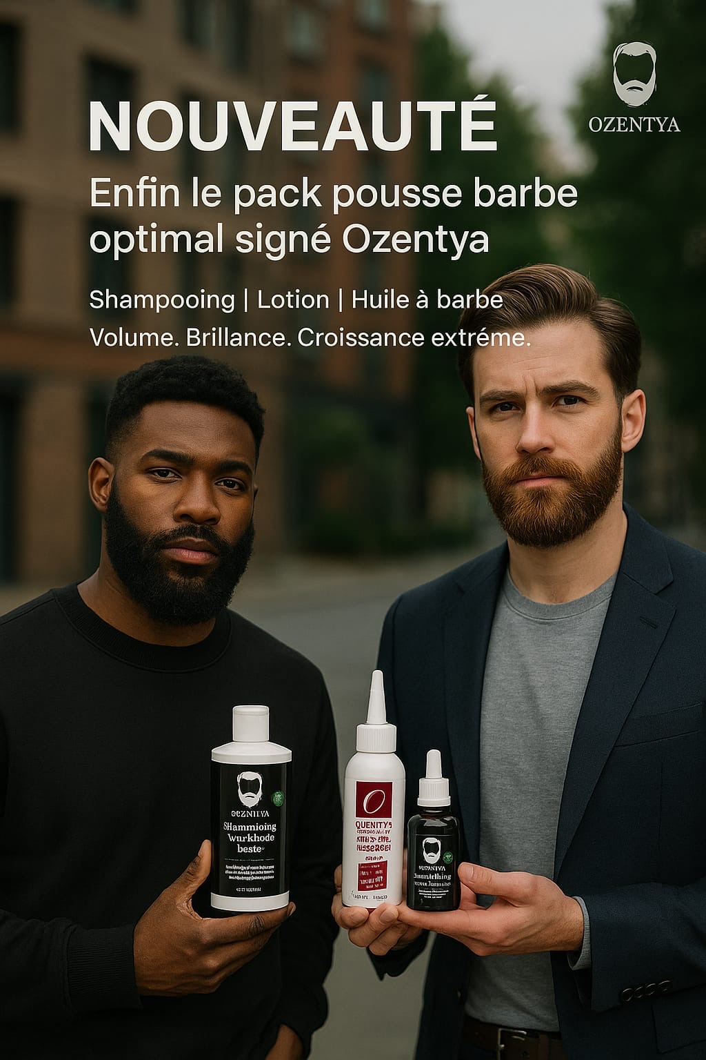Dites adieu aux trous : le Pack ultime pour une barbe qui pousse VRAIMENT
