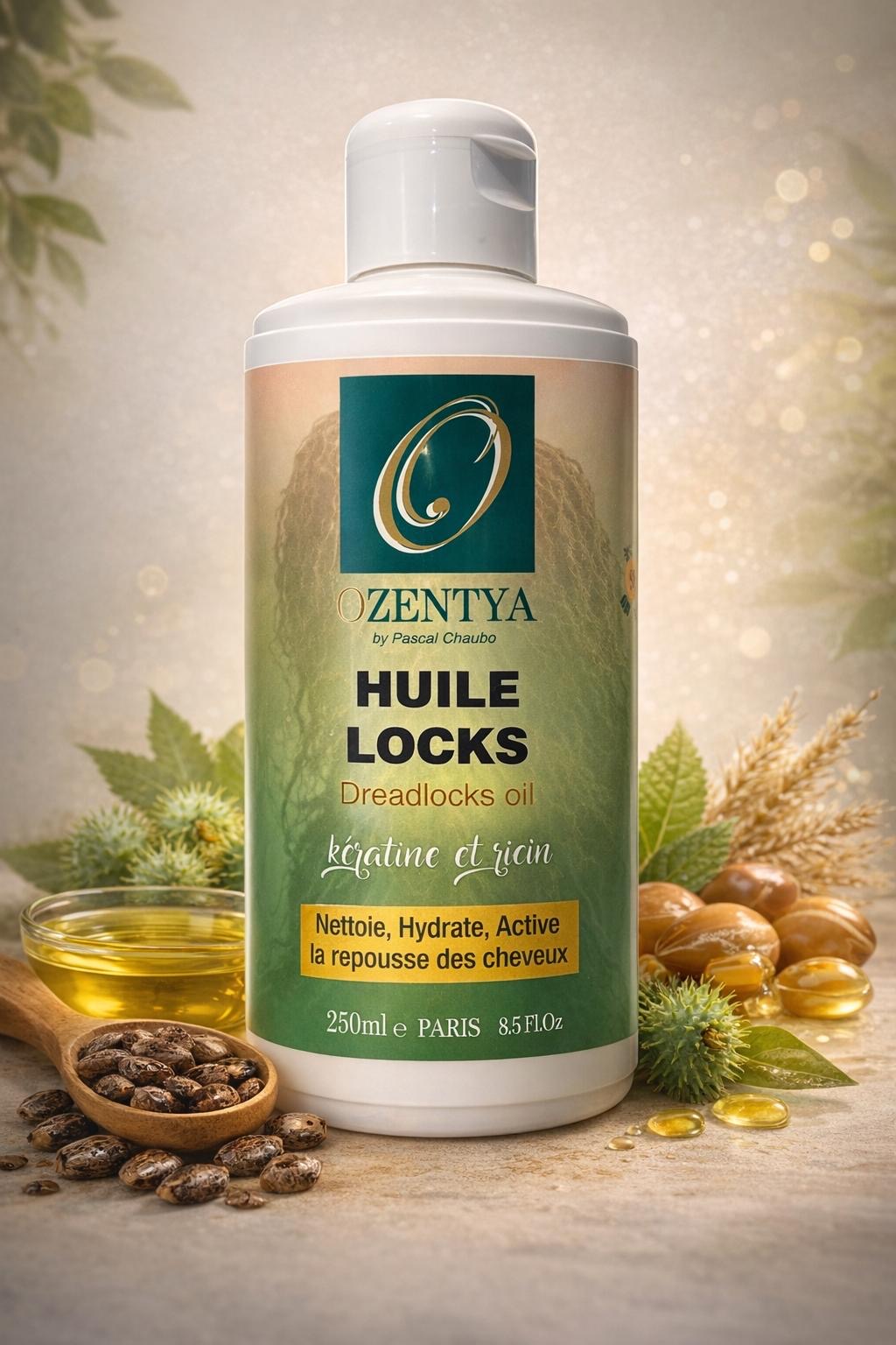 🌿 Huile Locks Ozentya – Nutrition & éclat naturel pour locks parfaites (250 ml)
