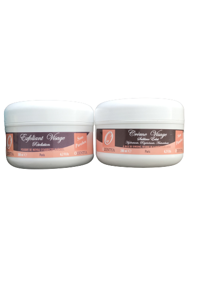 PACK VISAGE (un exfoliant visage, une crème visage)