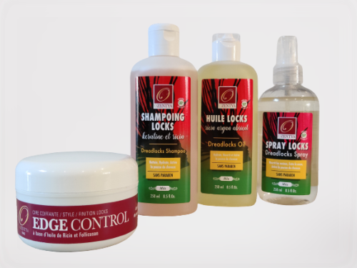Pack locks 2 (huile,shampoing,spray, edge )