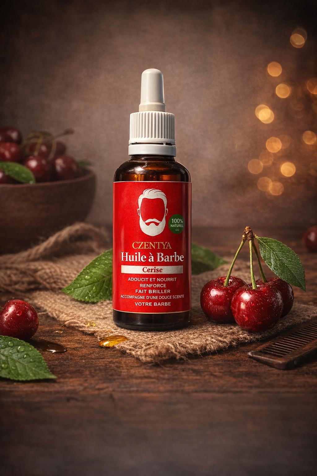 Huile à barbe cerise ozentya
